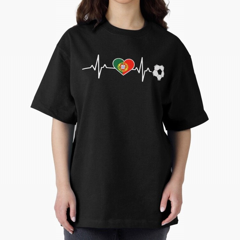 Portugal Football Heartbeat | Sele??o Das Quinas Soccer Fan Classic T-Shirt Celebrate Football Heritage in Global Football Passion for FIFA World Cup 2026 Group Stage, Centered on CR7 and Messi, Argentina, France and Brazil, Football History, Final