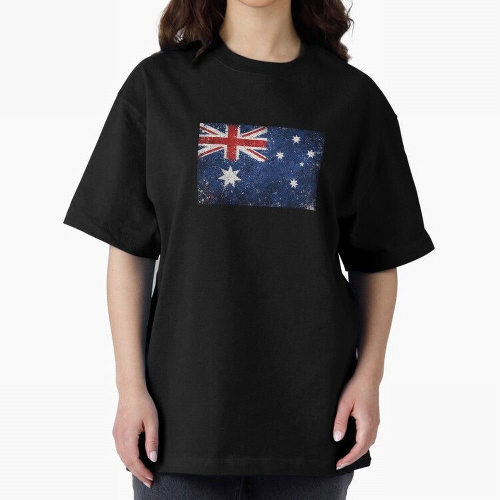 Australia Football World Cup Flag | Grunge Socceroos Soccer Classic T-Shirt Relive Legendary Nights from the FIFA World Cup 2026 Group Stage Journey through CR7 and Messi Highlights, Portugal Pride, Retro Football Energy, Iconic Rivalries, Trophy
