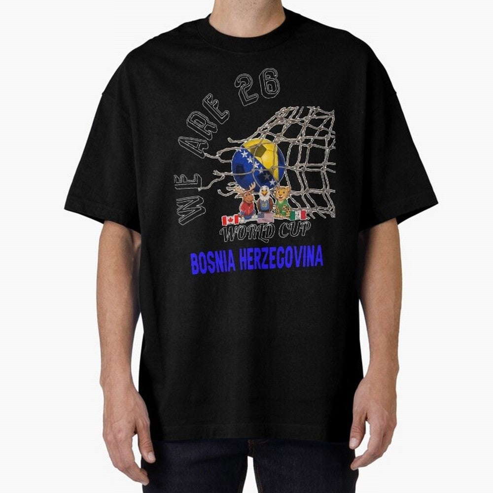 World cup 26 - Bosnia and Herzegovina Classic T-Shirt Show Support during Match Day Hype around FIFA World Cup 2026, CR7, Portugal, Spain and Germany, Football History, Final Match Energy, Crowd Noise and Once in a Lifetime Moments; Made for Die