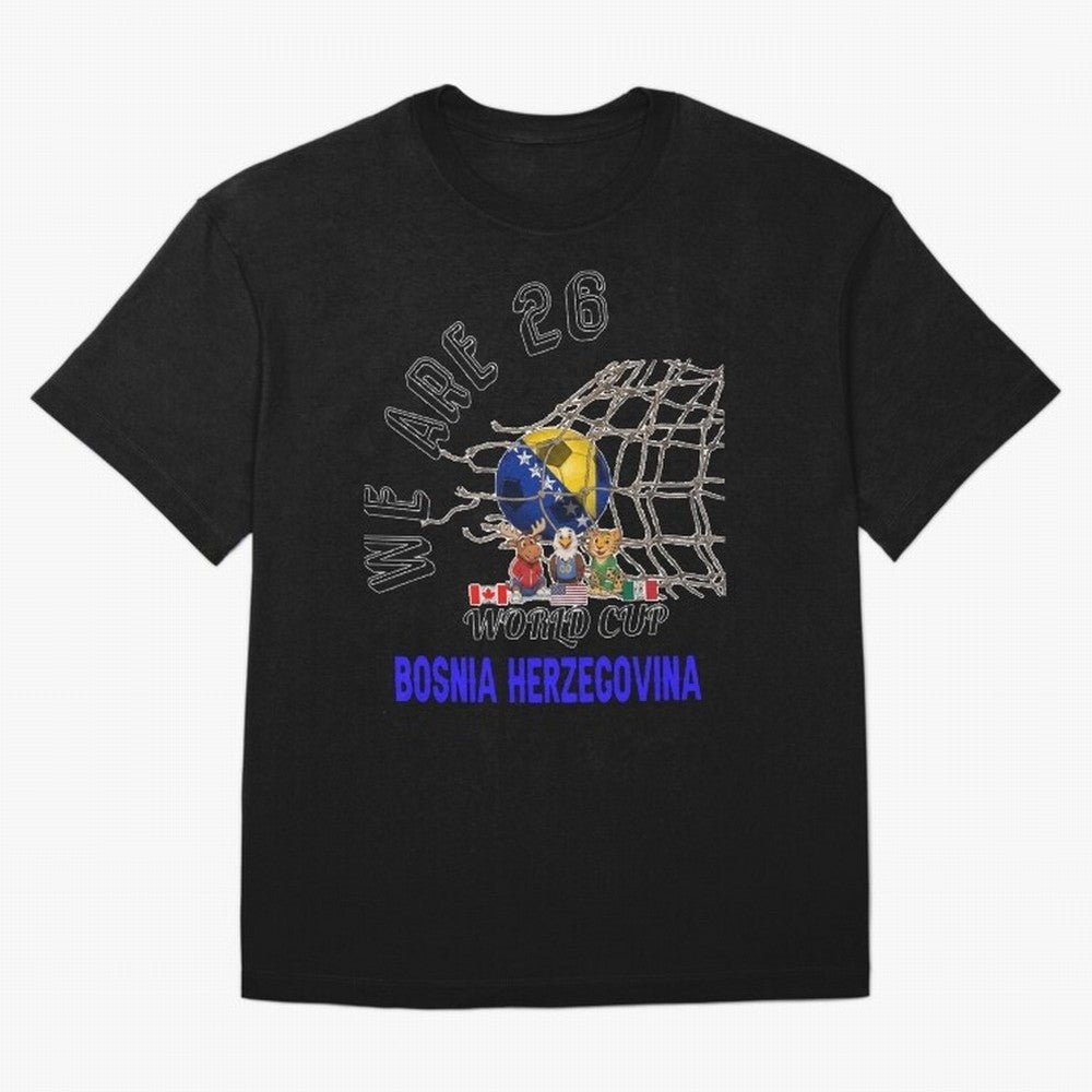 World cup 26 - Bosnia and Herzegovina Classic T-Shirt Show Support during Match Day Hype around FIFA World Cup 2026, CR7, Portugal, Spain and Germany, Football History, Final Match Energy, Crowd Noise and Once in a Lifetime Moments; Made for Die
