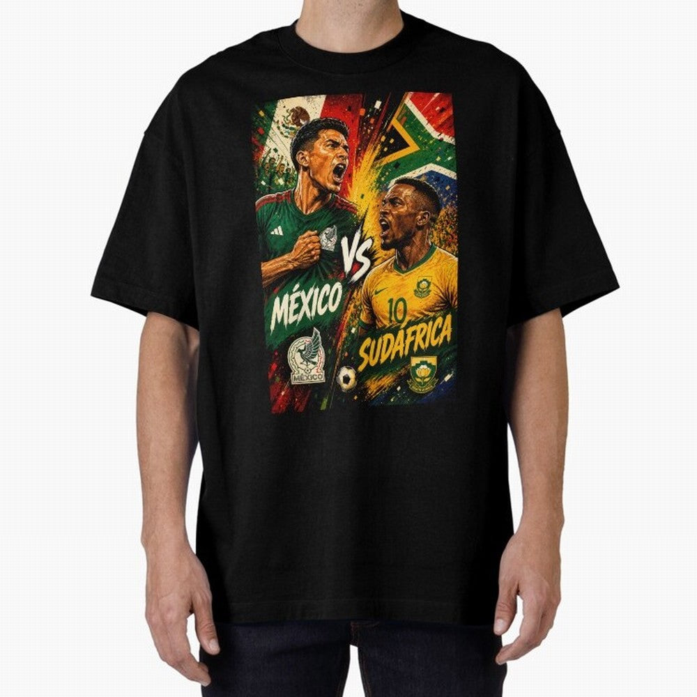 Mexico vs South Africa ¨C Group A FIFA World Cup 2026 | Retro Comic Football Jersey Classic T-Shirt Bring Stadium Energy to FIFA World Cup 2026 USA Canada Mexico Capturing Mbappe, Spain Energy, Football Festival Excitement, Trophy Ambitions,