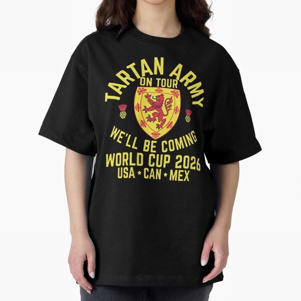 Tartan Army World Cup 2026 Scotland Tour Classic T-Shirt Fuel Your Fan Pride for Match Day Hype around FIFA World Cup 2026, Haaland and Mbappe, England and Germany, Football Festival Excitement, Trophy Ambitions, Country Rivalries and Star Player