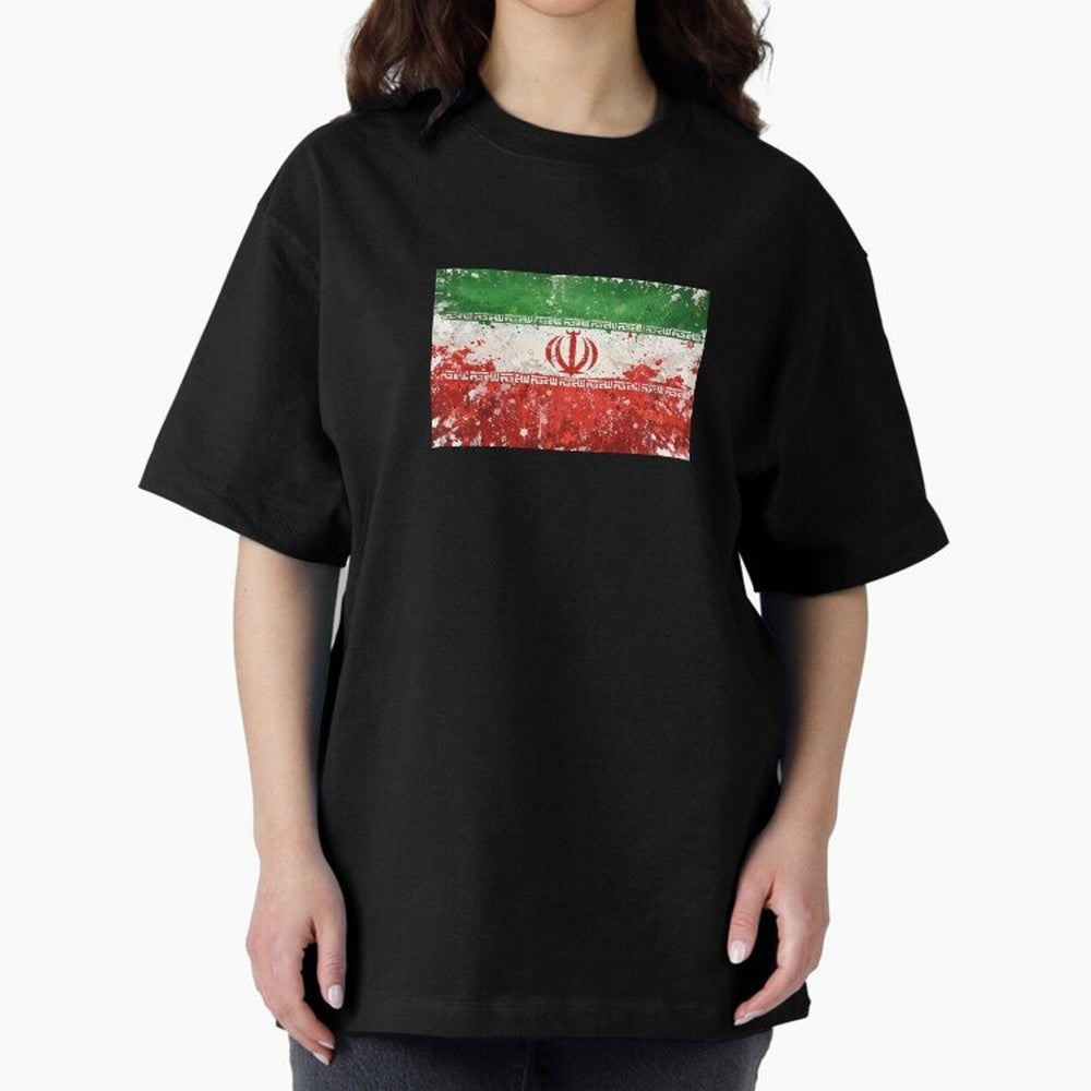 Iran Football World Cup Flag | Grunge Iranian Soccer Art Classic T-Shirt Bring World Football Passion into Global Football Passion for FIFA World Cup 2026 Group Stage, Featuring Mbappe and Neymar, Argentina and Brazil, Classic Soccer Heritage,