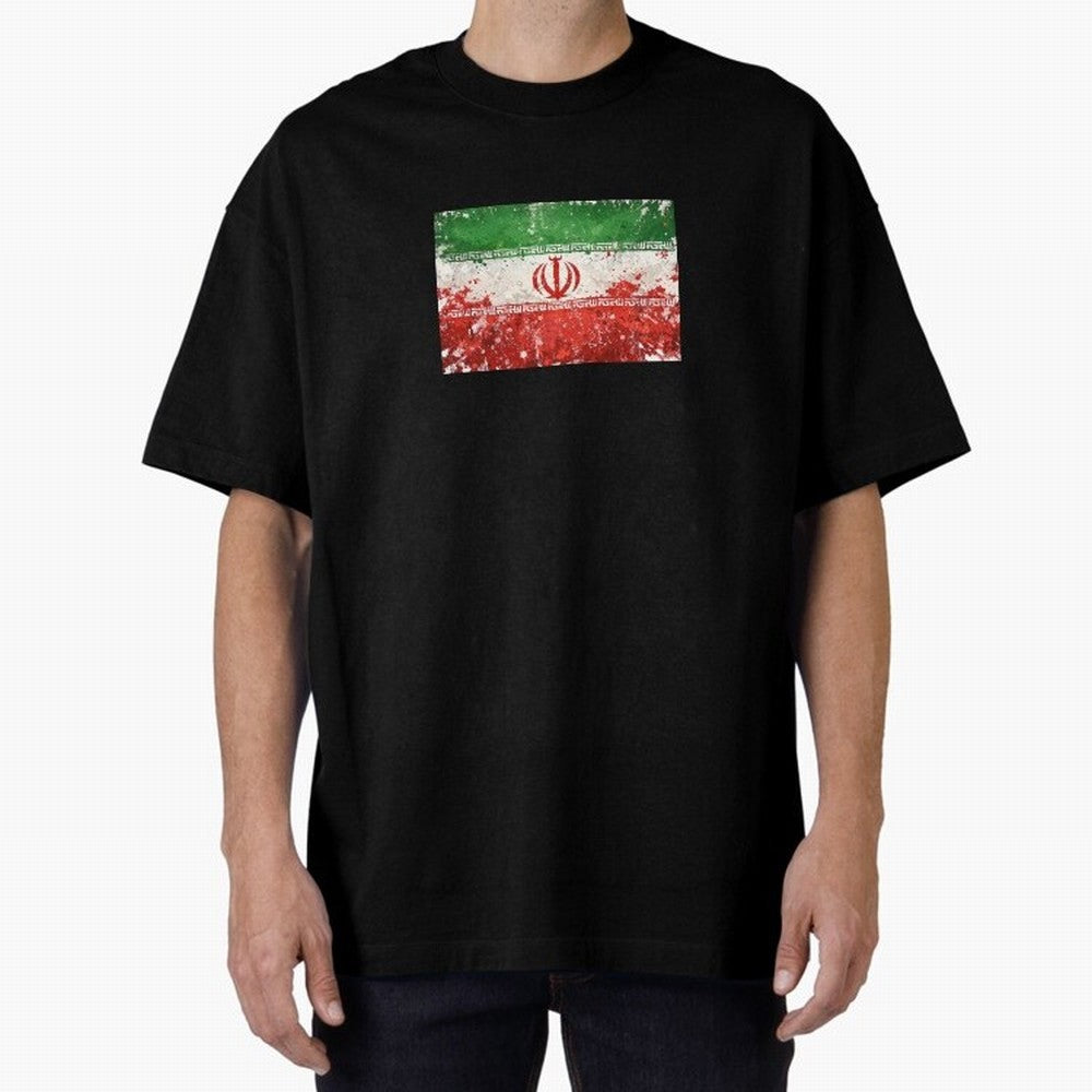 Iran Football World Cup Flag | Grunge Iranian Soccer Art Classic T-Shirt Bring World Football Passion into Global Football Passion for FIFA World Cup 2026 Group Stage, Featuring Mbappe and Neymar, Argentina and Brazil, Classic Soccer Heritage,