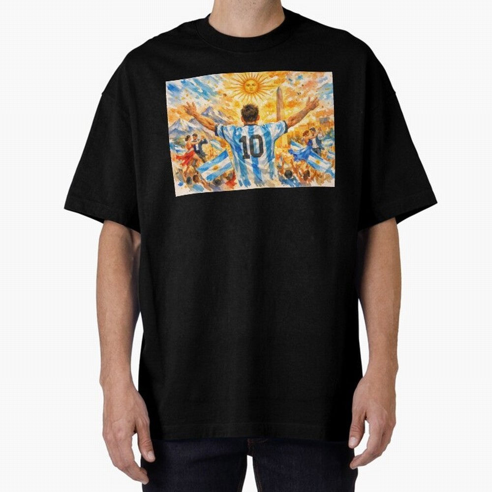Spectacular Celebration in Argentina Soccer Vibes 2026 Classic T-Shirt Bring a Vintage Feel to FIFA World Cup 2026 for Fans of Messi and Cristiano Ronaldo and Spain, Bringing Fan Favorite Moments, National Team Passion, Big Match Drama and Soccer