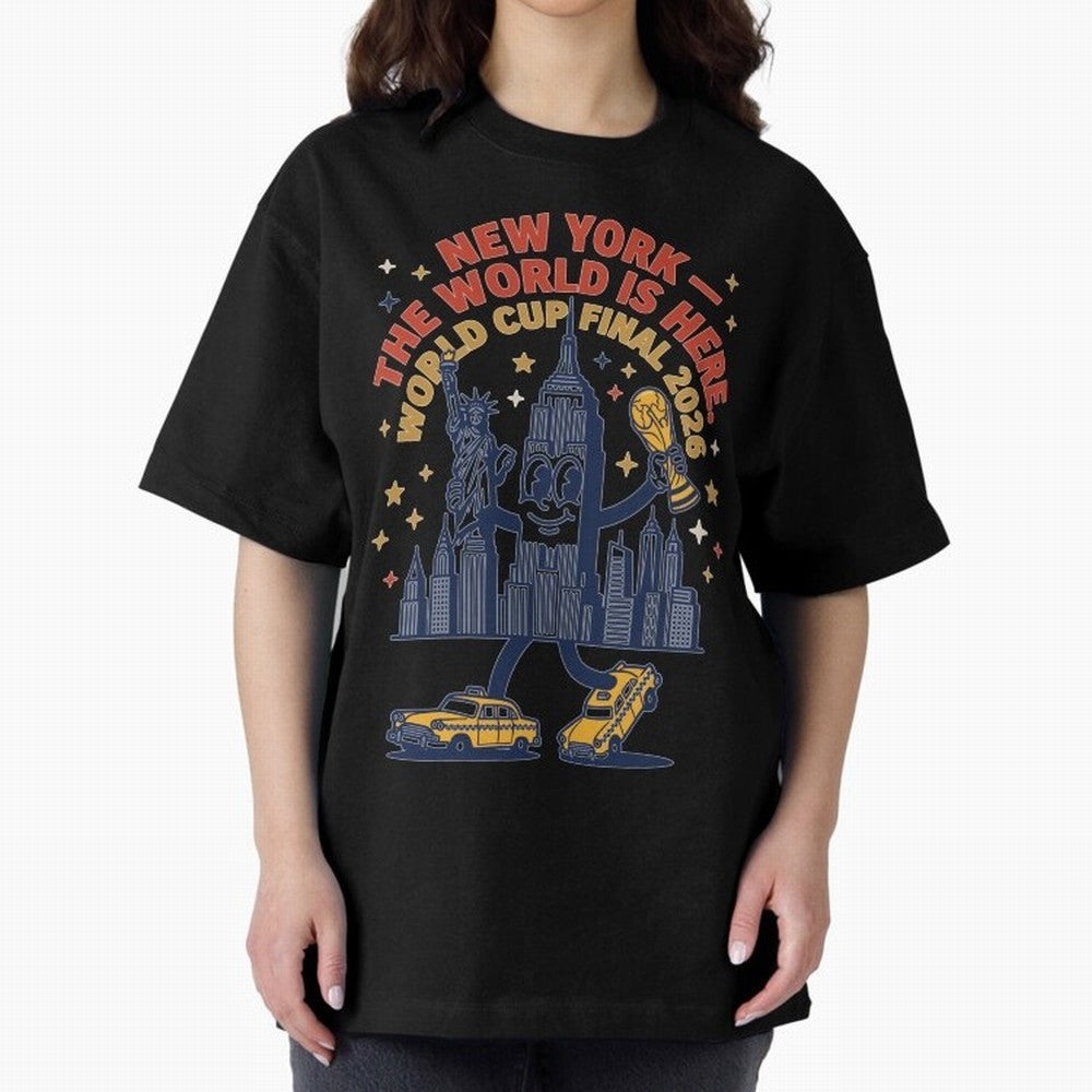 New York World Cup Final ¡ª The World Is Here V1 Classic T-Shirt Turn Football Passion into Global Football Passion for FIFA World Cup 2026 USA Canada Mexico, with Neymar, England and Germany, Tournament Hype, Historic Matchups, Family Viewing