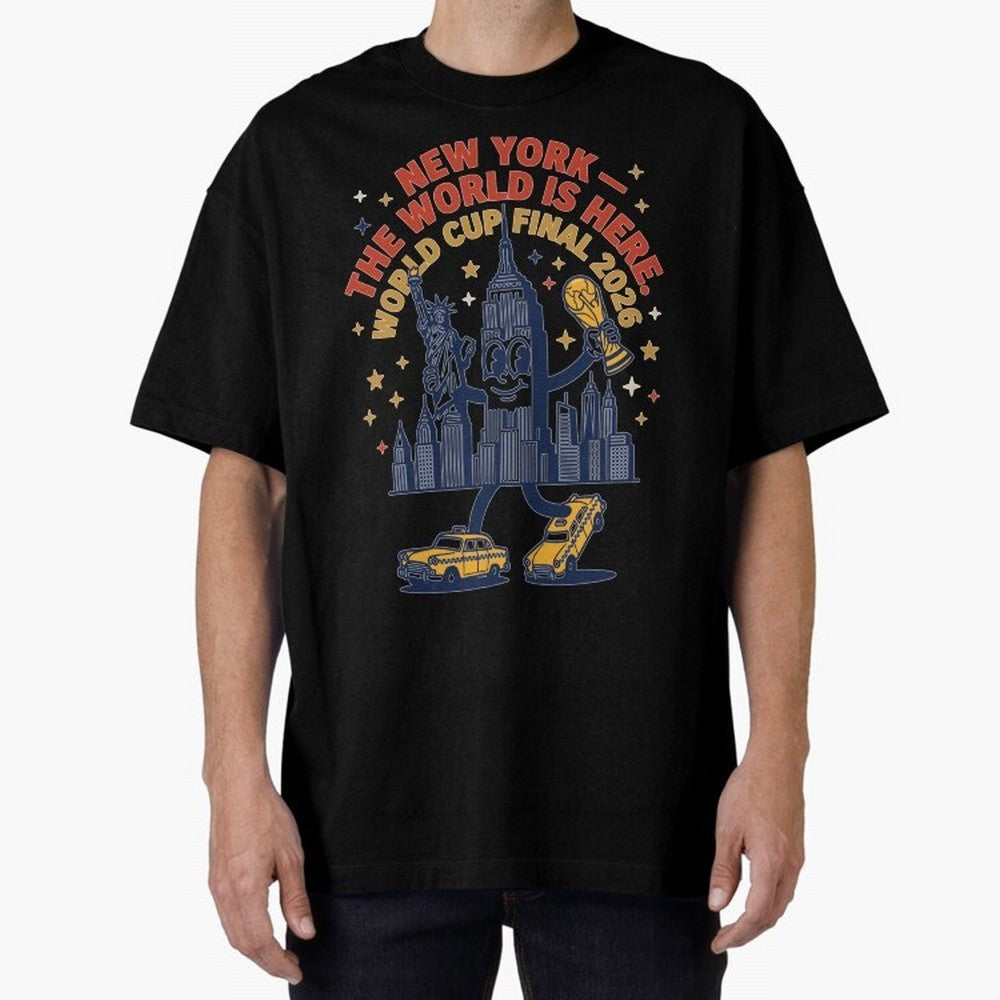 New York World Cup Final ¡ª The World Is Here V1 Classic T-Shirt Turn Football Passion into Global Football Passion for FIFA World Cup 2026 USA Canada Mexico, with Neymar, England and Germany, Tournament Hype, Historic Matchups, Family Viewing