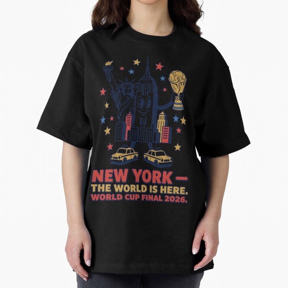 New York World Cup Final ¡ª Liberty Scores V2 Classic T-Shirt Make Every Match About FIFA World Cup 2026 USA Canada Mexico Spirit, Featuring England, Neymar, Haaland and Cristiano Ronaldo, Match Day Excitement, Supporter Culture, Golden Goals and