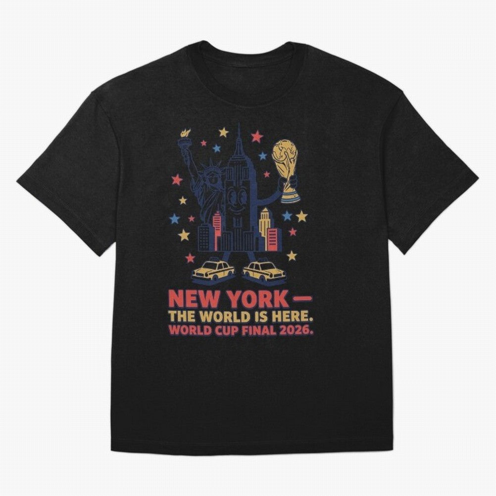 New York World Cup Final ¡ª Liberty Scores V2 Classic T-Shirt Make Every Match About FIFA World Cup 2026 USA Canada Mexico Spirit, Featuring England, Neymar, Haaland and Cristiano Ronaldo, Match Day Excitement, Supporter Culture, Golden Goals and