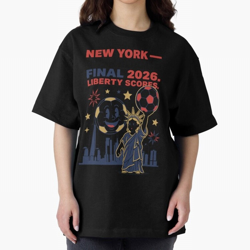 New York World Cup Final 2026 V4 Classic T-Shirt Support Your Favorite Stars during FIFA World Cup 2026 for Fans of Mbappe and Neymar and France and Portugal, Bringing Soccer Culture, Superstar Moments, National Team Dreams and Competitive Fire;