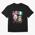 the American eagle and its friend the Nigerian eagle Classic T-Shirt Celebrate Soccer Greatness during the FIFA World Cup 2026 Journey through Neymar, Haaland and Cristiano Ronaldo Highlights, England and Germany Pride, Sports Nostalgia,