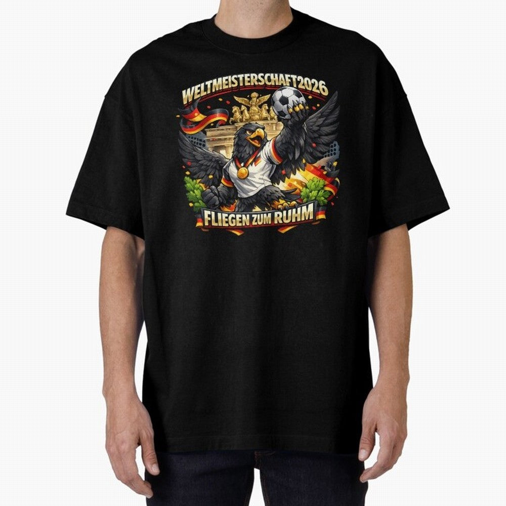 German Eagle World Cup 2026 Football Fan Art Classic T-Shirt Experience FIFA World Cup 2026 Group Stage Highlighting Neymar, France Energy, Supporter Pride, Iconic Celebrations, Legendary Names and Global Match Day Energy; Built for Supporters