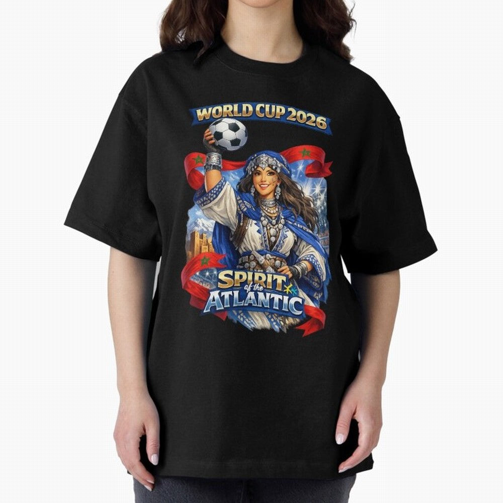 Moroccan World Cup 2026 Spirit Classic T-Shirt Bring Match Day Hype around FIFA World Cup 2026, CR7 and Messi, Germany, Tournament Hype, Historic Matchups, Family Viewing Parties and Global Sports Pride; Made for Die Hard Supporters, Soccer Lovers,