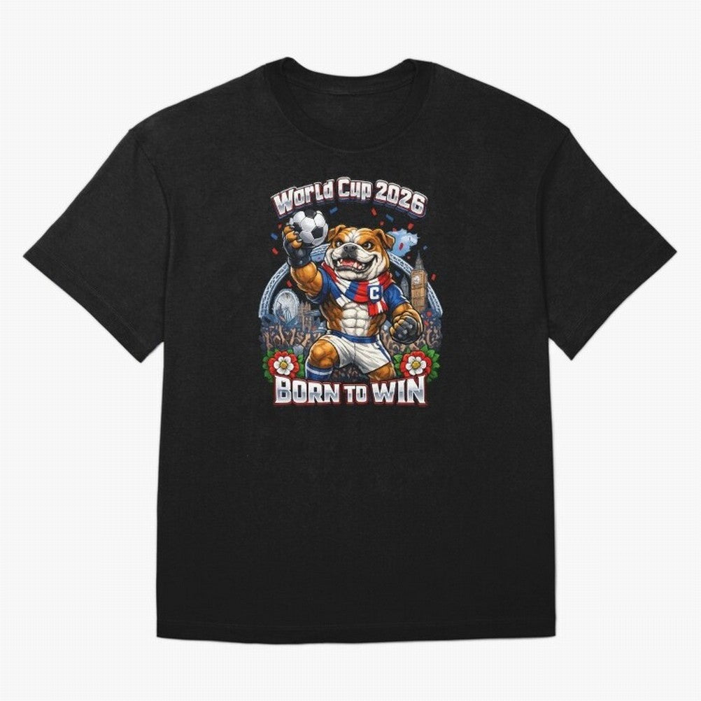 England Bulldog World Cup 2026 Fan Art Classic T-Shirt Carry the Dream of FIFA World Cup 2026 Group Stage Driven by CR7, Argentina, France and Brazil Energy, Game Day Rituals, Football Legends, Country Pride and the Road to the Final; Perfect for