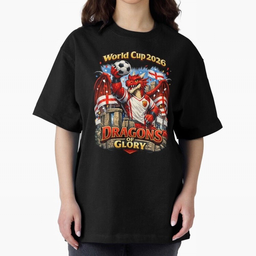 World Cup 2026 Dragons of Glory Classic T-Shirt Carry the Colors and Pride of Global Football Passion for FIFA World Cup 2026, Connected to Mbappe and Neymar, France and Portugal, Match Day Excitement, Supporter Culture, Golden Goals and Global