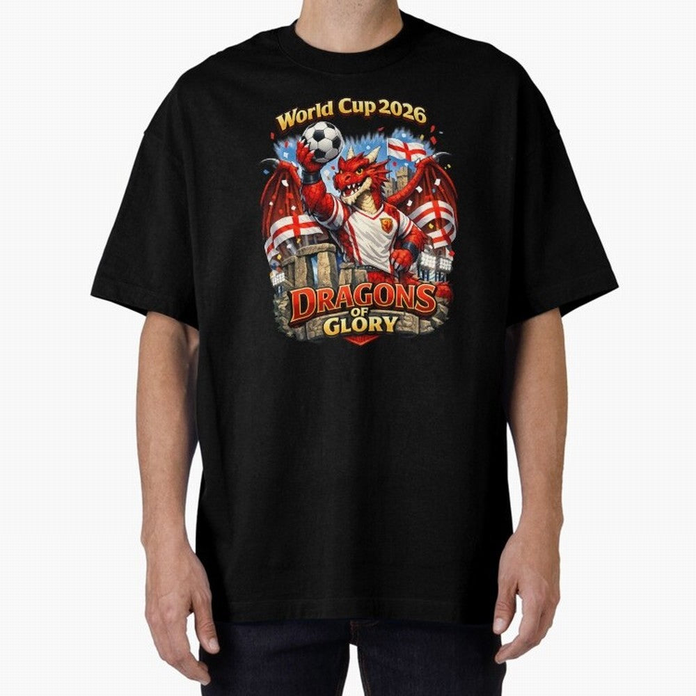 World Cup 2026 Dragons of Glory Classic T-Shirt Carry the Colors and Pride of Global Football Passion for FIFA World Cup 2026, Connected to Mbappe and Neymar, France and Portugal, Match Day Excitement, Supporter Culture, Golden Goals and Global