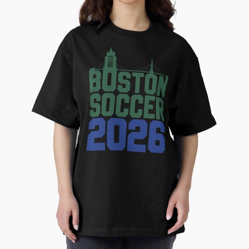 Boston Soccer 2026 Massachusetts Football Fan Classic T-Shirt Fuel Your Fan Pride for Global Football Passion for FIFA World Cup 2026 USA Canada Mexico, Capturing Haaland and Mbappe, England, Vintage Soccer Flavor, Modern Football Stars, National