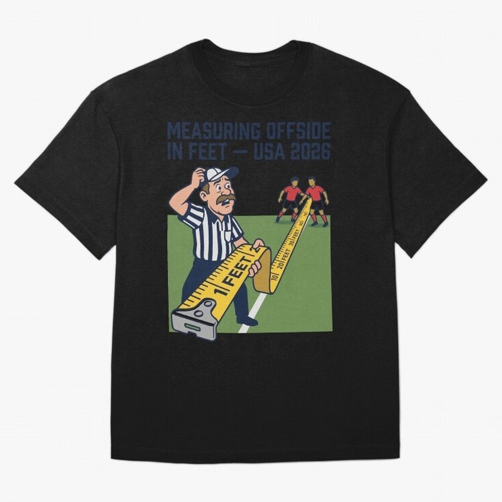 Measuring Offside in Feet ¡ª USA 2026 V3 Classic T-Shirt Celebrate the Road through FIFA World Cup 2026 USA Canada Mexico for Fans of Messi and Cristiano Ronaldo and Germany, Bringing Match Day Excitement, Supporter Culture, Golden Goals and Global
