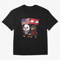 The American eagle and its friend, the Austrian eagle Classic T-Shirt Carry the Colors and Pride of Match Day Hype around FIFA World Cup 2026 USA Canada Mexico, Messi and Cristiano Ronaldo, Brazil, Champion Mindset, Group Stage Buzz, Knockout