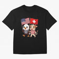 The American eagle and its friend, the Swiss calf Classic T-Shirt Bring Stadium Energy to the FIFA World Cup 2026 Journey through Cristiano Ronaldo, Haaland and CR7 Highlights, Brazil, Portugal and Argentina Pride, Game Day Rituals, Football