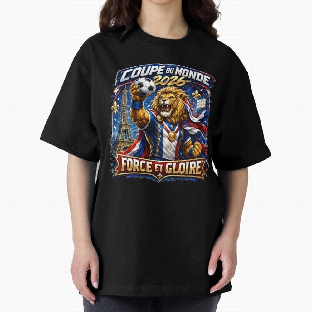 France Lion World Cup 2026 Classic T-Shirt Honor Champions and Dreams in Match Day Hype around FIFA World Cup 2026 Group Stage, Cristiano Ronaldo, Haaland and CR7, Spain, Tournament Hype, Historic Matchups, Family Viewing Parties and Global Sports