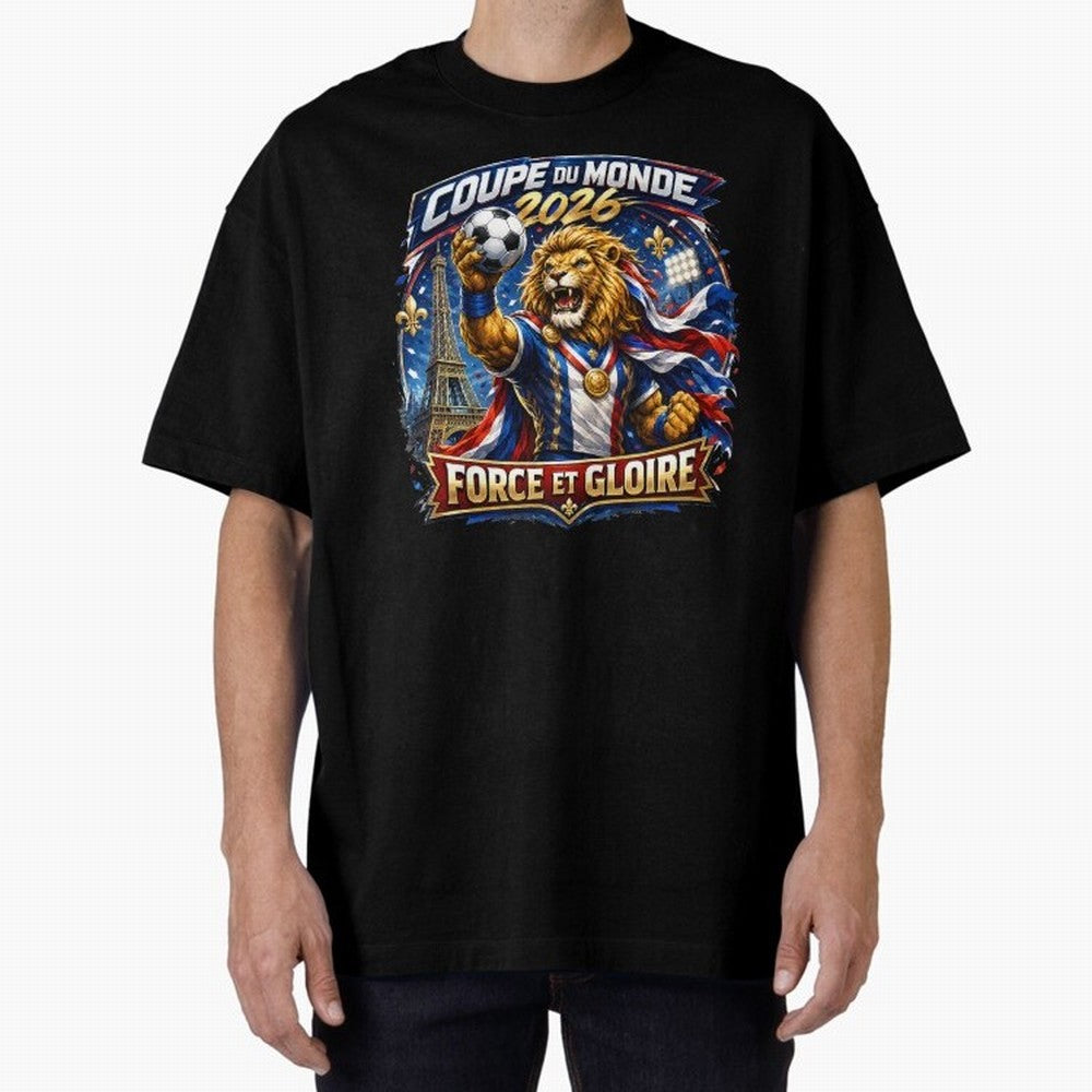 France Lion World Cup 2026 Classic T-Shirt Honor Champions and Dreams in Match Day Hype around FIFA World Cup 2026 Group Stage, Cristiano Ronaldo, Haaland and CR7, Spain, Tournament Hype, Historic Matchups, Family Viewing Parties and Global Sports
