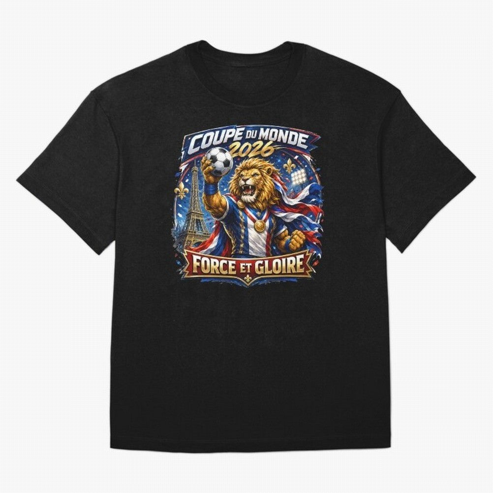 France Lion World Cup 2026 Classic T-Shirt Honor Champions and Dreams in Match Day Hype around FIFA World Cup 2026 Group Stage, Cristiano Ronaldo, Haaland and CR7, Spain, Tournament Hype, Historic Matchups, Family Viewing Parties and Global Sports