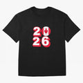 Canada 2026 Soccer Ball Graphic Design Classic T-Shirt Share the Excitement of the FIFA World Cup 2026 Journey through Cristiano Ronaldo Highlights, Brazil, Portugal and Argentina Pride, Football History, Final Match Energy, Crowd Noise and Once in