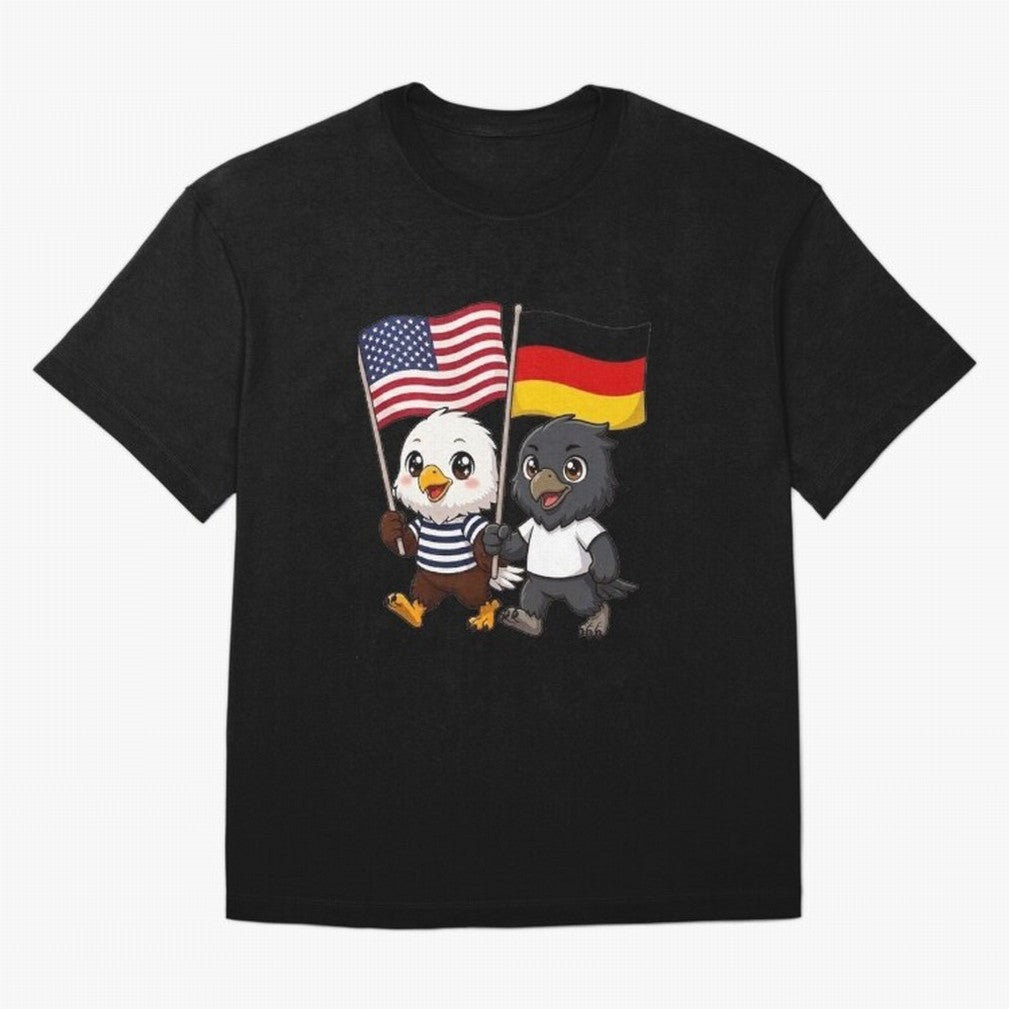 The American eagle and its friend the German eagle Classic T-Shirt Wear the Spirit of Match Day Hype around FIFA World Cup 2026 USA Canada Mexico, Messi, Neymar and Mbappe, France and Portugal, Goal Celebration Energy, Supporter Heritage, Football