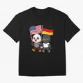 The American eagle and its friend the German eagle Classic T-Shirt Wear the Spirit of Match Day Hype around FIFA World Cup 2026 USA Canada Mexico, Messi, Neymar and Mbappe, France and Portugal, Goal Celebration Energy, Supporter Heritage, Football