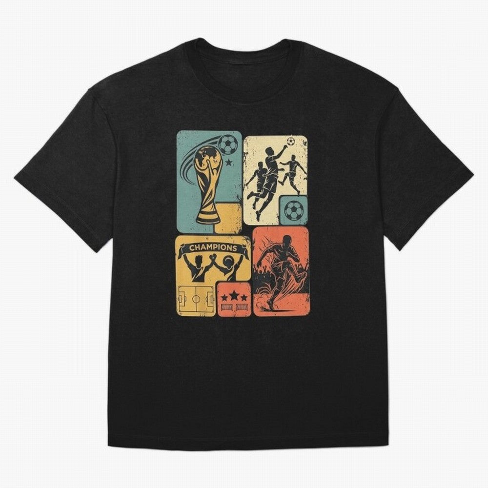 Retro World Cup 2026 Soccer Champion - Vintage Aesthetic Classic Football Shirt Design for Fans and Gift Classic T-Shirt Capture Stadium Memories from FIFA World Cup 2026 Group Stage Spirit, Inspired by Netherlands, Messi, Stadium Memories,