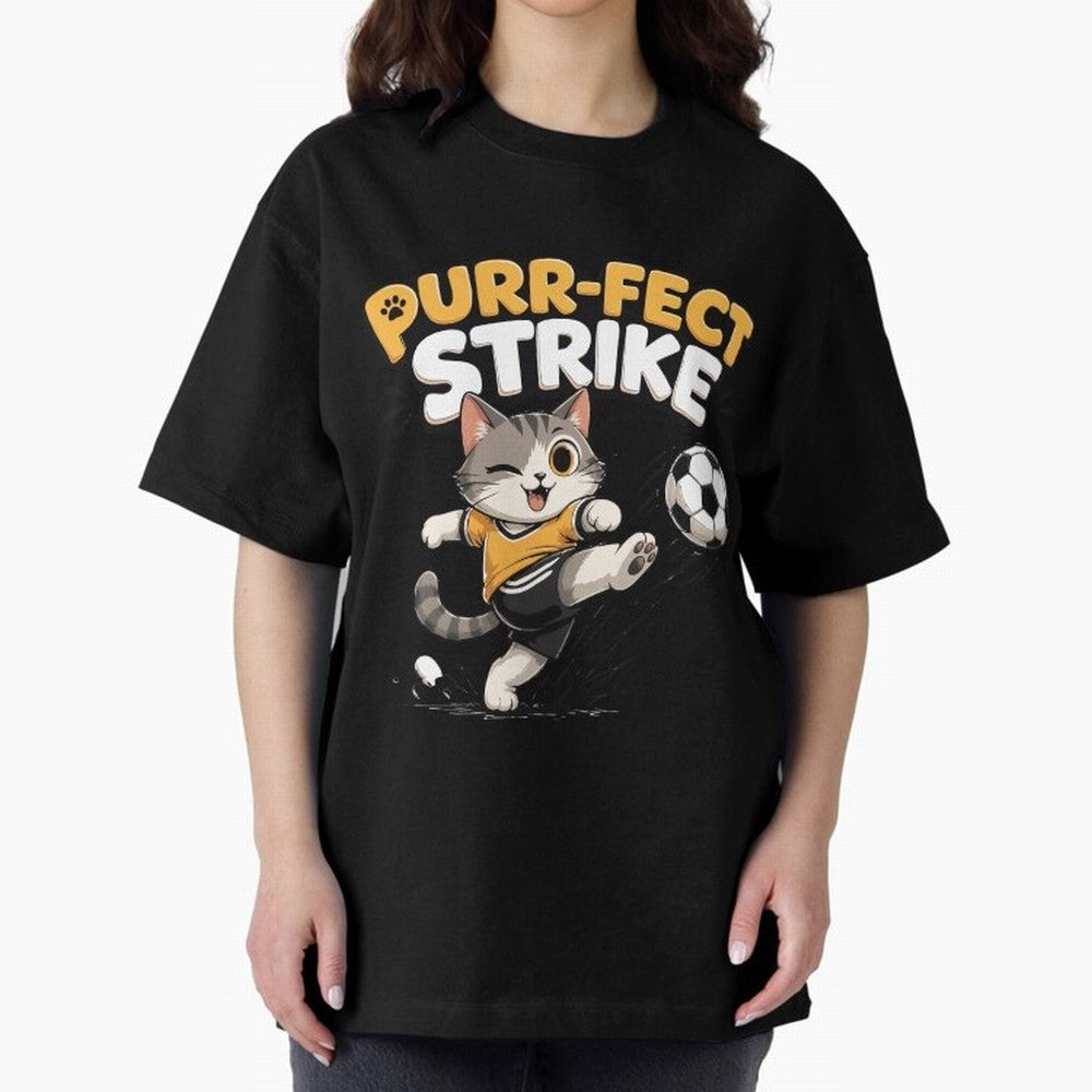 Copy of Purr-fect Strike Classic T-Shirt Share FIFA World Cup 2026 Spirit, Inspired by Argentina and Brazil, Messi and Cristiano Ronaldo, Goal Celebration Energy, Supporter Heritage, Football Icons and Worldwide Tournament Joy; Built for Supporters