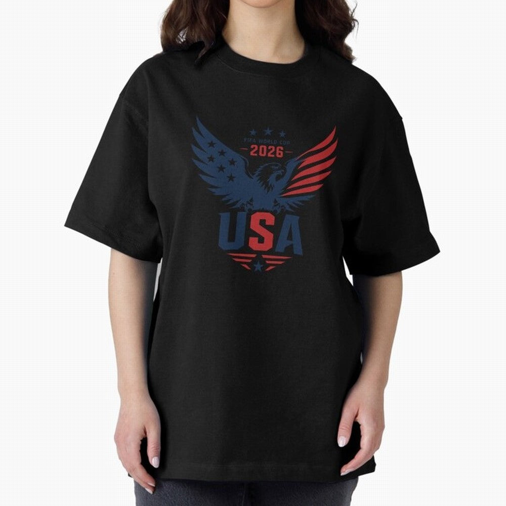 FIFA World Cup 2026 USA Eagle ¨C Patriotic Soccer Art Classic T-Shirt Discover FIFA World Cup 2026 USA Canada Mexico with Neymar, Haaland and Cristiano Ronaldo, Argentina, France and Brazil Energy, Tournament Hype, Historic Matchups, Family Viewing