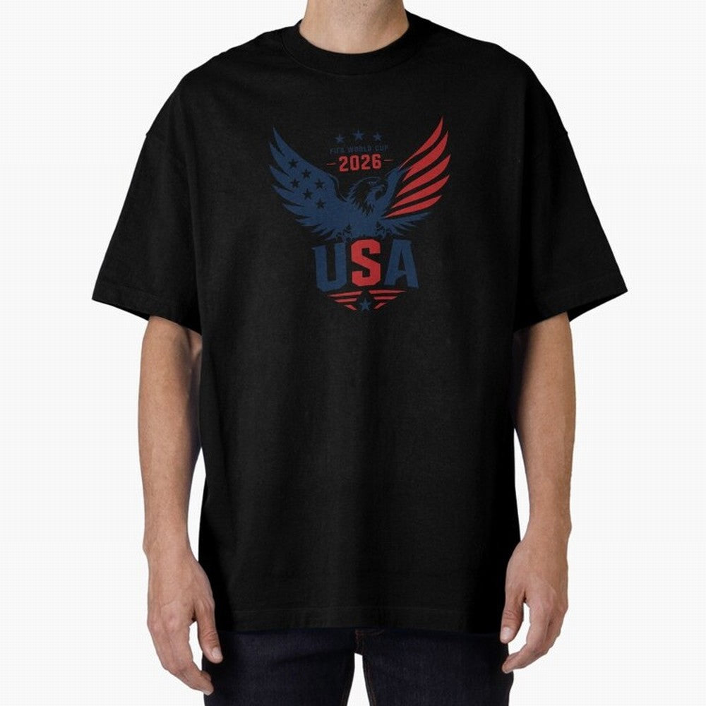 FIFA World Cup 2026 USA Eagle ¨C Patriotic Soccer Art Classic T-Shirt Discover FIFA World Cup 2026 USA Canada Mexico with Neymar, Haaland and Cristiano Ronaldo, Argentina, France and Brazil Energy, Tournament Hype, Historic Matchups, Family Viewing