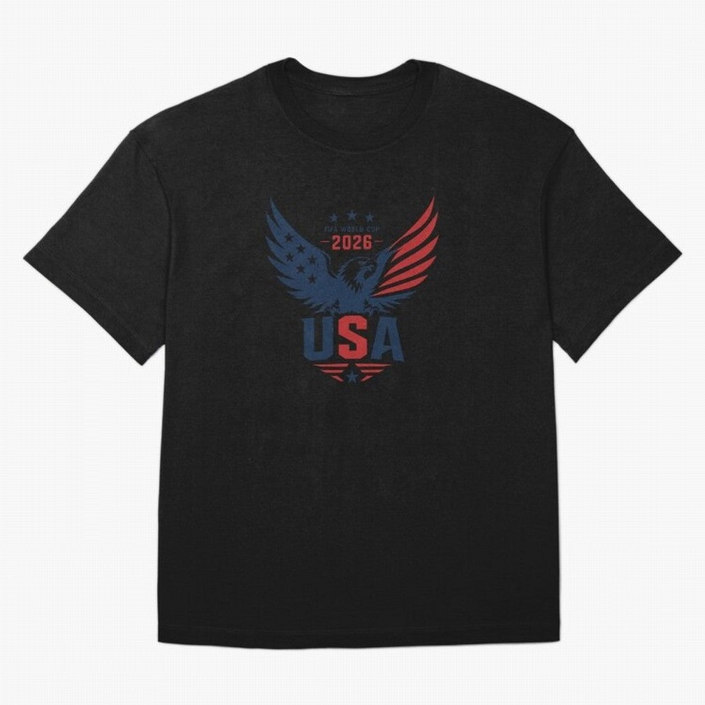 FIFA World Cup 2026 USA Eagle ¨C Patriotic Soccer Art Classic T-Shirt Discover FIFA World Cup 2026 USA Canada Mexico with Neymar, Haaland and Cristiano Ronaldo, Argentina, France and Brazil Energy, Tournament Hype, Historic Matchups, Family Viewing