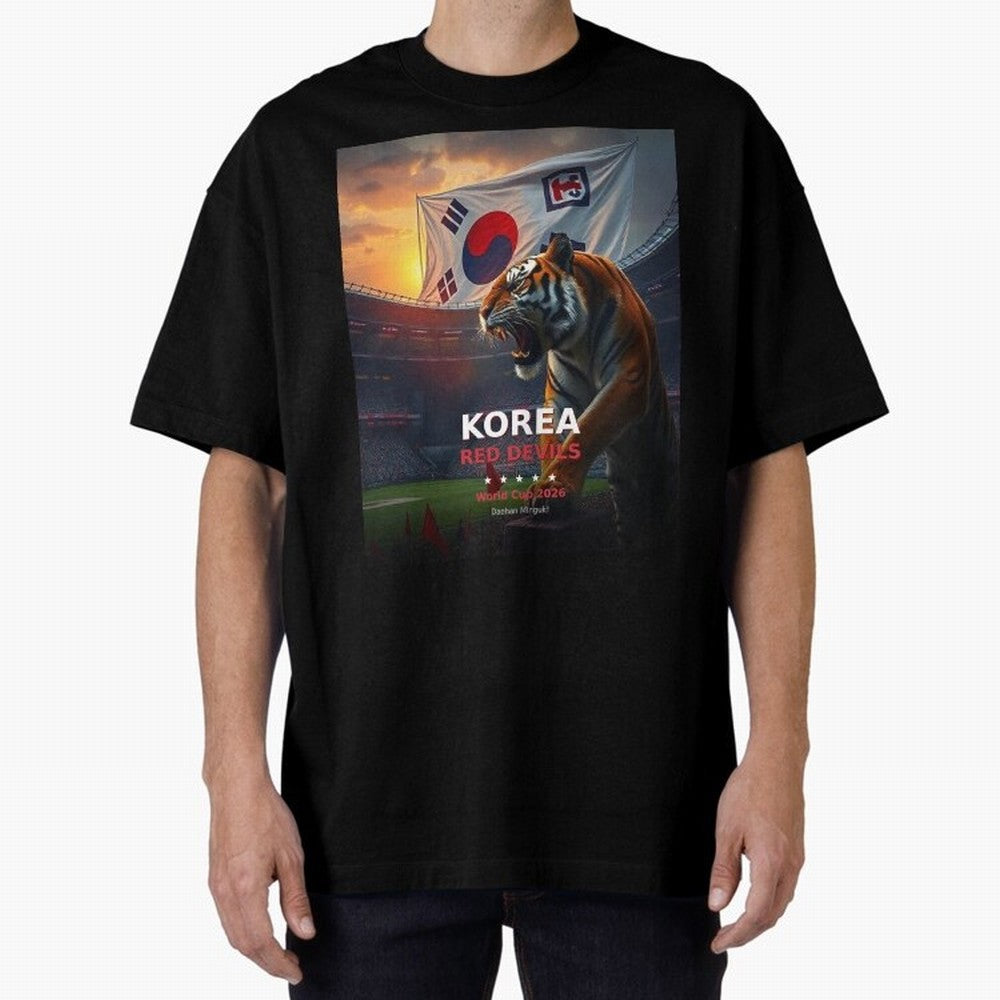 Korea Red Devils - World Cup 2026 Soccer Fan Tee Classic T-Shirt Join FIFA World Cup 2026 Spirit, Featuring Brazil, Messi, Neymar and Mbappe, Fan Favorite Moments, National Team Passion, Big Match Drama and Soccer History; Ideal for Football Dads,