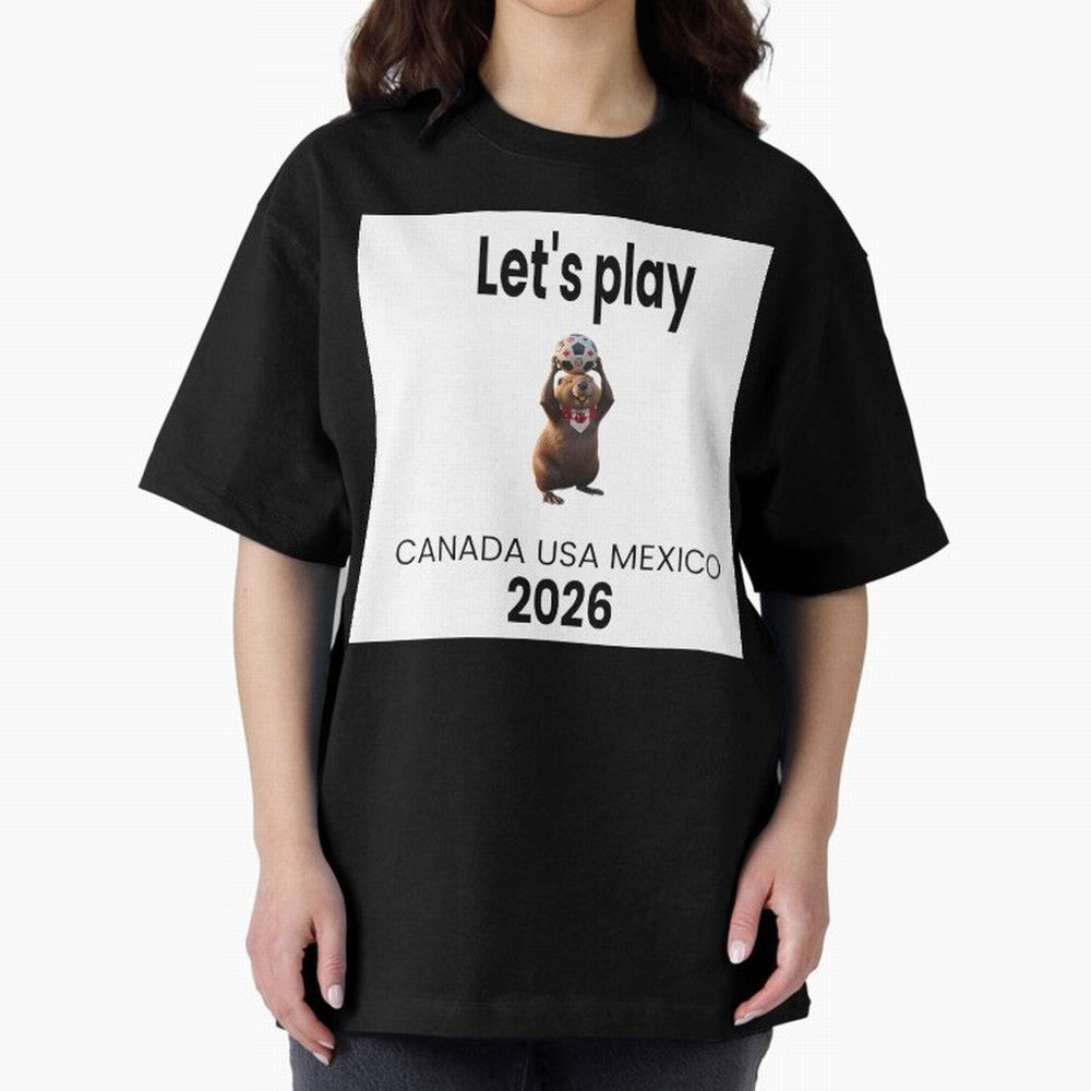 Canadian beaver invites you to World Cup 2026 in USA, Canada and Mexico Classic T-Shirt Celebrate Fan Culture around the FIFA World Cup 2026 Group Stage Journey through Haaland and Mbappe Highlights, Brazil Pride, Football History, Final Match