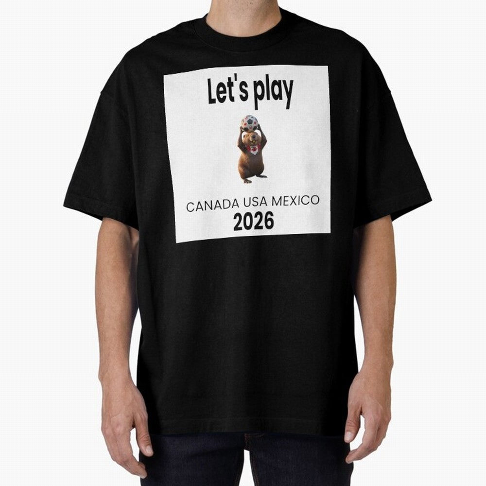 Canadian beaver invites you to World Cup 2026 in USA, Canada and Mexico Classic T-Shirt Celebrate Fan Culture around the FIFA World Cup 2026 Group Stage Journey through Haaland and Mbappe Highlights, Brazil Pride, Football History, Final Match