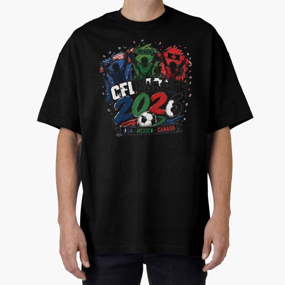Celebrate 2026 USA Mexico Canada Soccer Fans Classic T-Shirt Celebrate the Road through Match Day Hype around FIFA World Cup 2026 Group Stage, Cristiano Ronaldo, France and Portugal, Worldwide Fan Energy, Dramatic Goals, Stadium Lights and