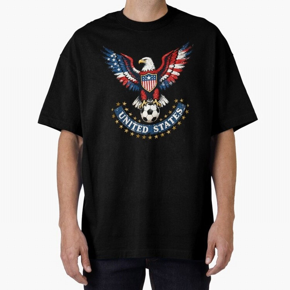 USA Soccer Eagle - United States Football Fan Classic T-Shirt Represent the Passion of the FIFA World Cup 2026 USA Canada Mexico Journey through Neymar, Haaland and Cristiano Ronaldo Highlights, Germany Pride, Sports Nostalgia, International