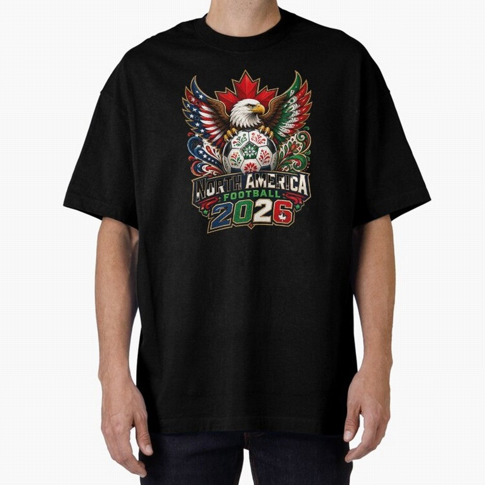 United by Football 2026 North America Soccer Design Classic T-Shirt Celebrate Fan Culture around FIFA World Cup 2026 USA Canada Mexico Spirit, Made for England, Messi, CR7 and Mbappe, Supporter Pride, Iconic Celebrations, Legendary Names and Global