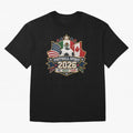 Football Spirit 2026 USA Mexico Canada Patch Design Classic T-Shirt Bring Bold Fan Energy to the FIFA World Cup 2026 USA Canada Mexico Journey through Cristiano Ronaldo, Haaland and CR7 Highlights, Spain and Netherlands Pride, Soccer Culture,