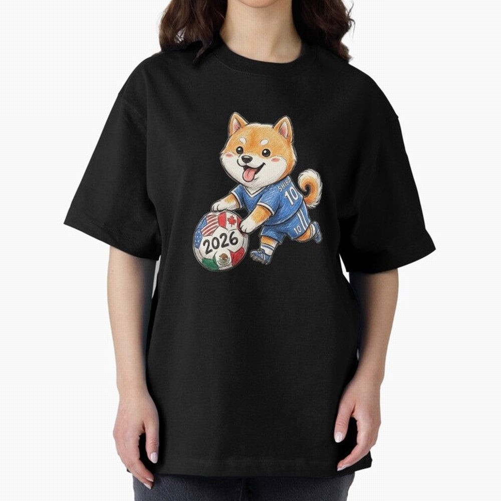 Cute Shiba Inu Soccer Star #10 - World Cup 2026 Edition Classic T-Shirt Honor the Football Icons of FIFA World Cup 2026 for Fans of Mbappe and Neymar and Brazil, Portugal and Argentina, Bringing Retro Football Energy, Iconic Rivalries, Trophy Chase