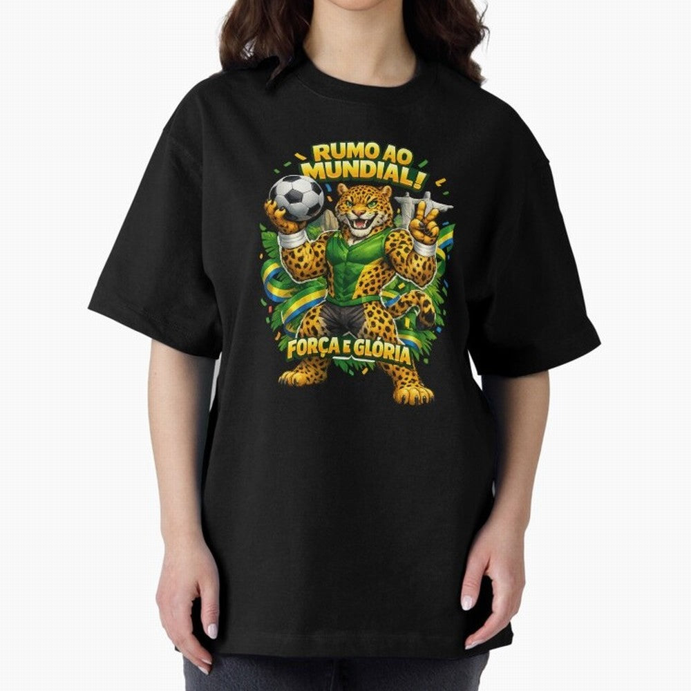 Brazil World Cup 2026 Jaguar Fan Art Classic T-Shirt Discover FIFA World Cup 2026 Group Stage Spirit, Highlighting Germany, Cristiano Ronaldo, Match Day Excitement, Supporter Culture, Golden Goals and Global Football Passion; Perfect for People Who