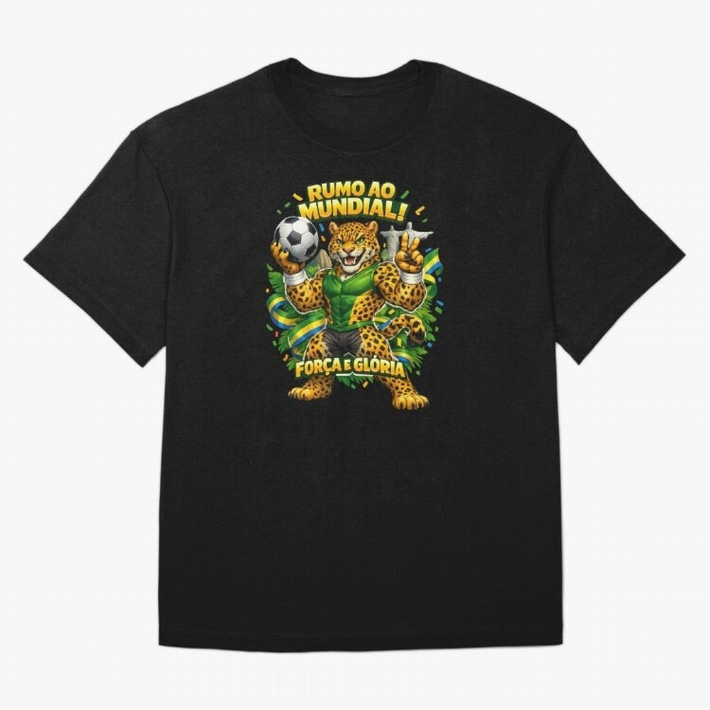 Brazil World Cup 2026 Jaguar Fan Art Classic T-Shirt Discover FIFA World Cup 2026 Group Stage Spirit, Highlighting Germany, Cristiano Ronaldo, Match Day Excitement, Supporter Culture, Golden Goals and Global Football Passion; Perfect for People Who