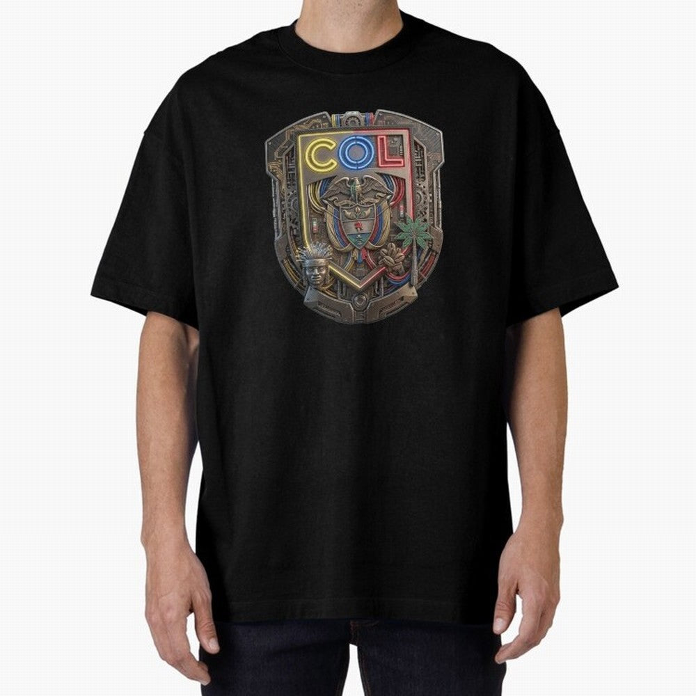 Feel the passion of Colombia with this dynamic Shield and soccer player design Classic T-Shirt Celebrate the Road through FIFA World Cup 2026 Spirit, Centered on England and Germany, Mbappe and Neymar, Football Festival Excitement, Trophy