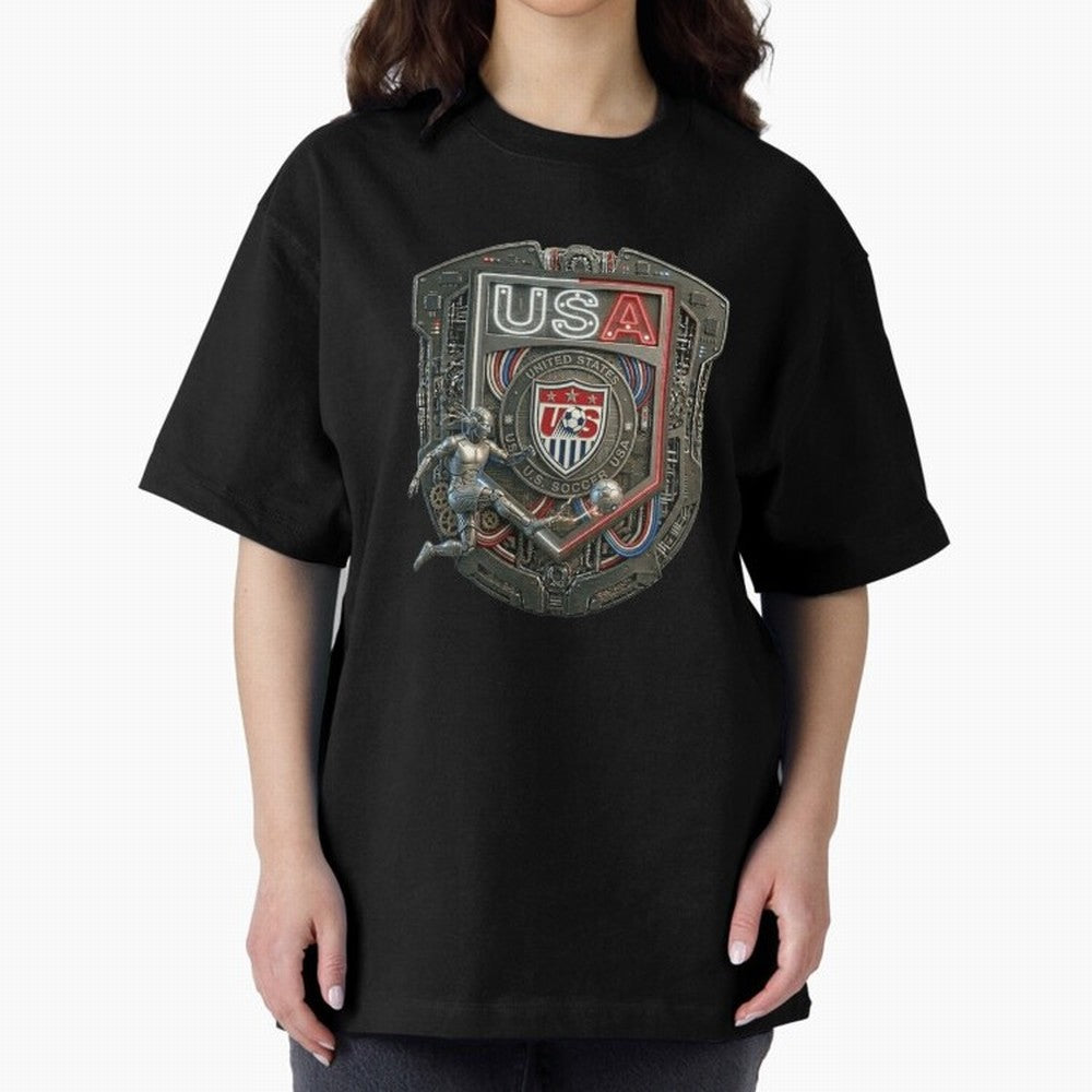 USA SOCCER SHIELD KICKING BALL Classic T-Shirt Step into Global Football Passion for FIFA World Cup 2026 USA Canada Mexico, Capturing Messi and Cristiano Ronaldo, France, Classic Soccer Heritage, Championship Pressure, Fan Loyalty and International