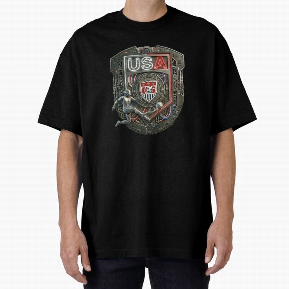 USA SOCCER SHIELD KICKING BALL Classic T-Shirt Step into Global Football Passion for FIFA World Cup 2026 USA Canada Mexico, Capturing Messi and Cristiano Ronaldo, France, Classic Soccer Heritage, Championship Pressure, Fan Loyalty and International