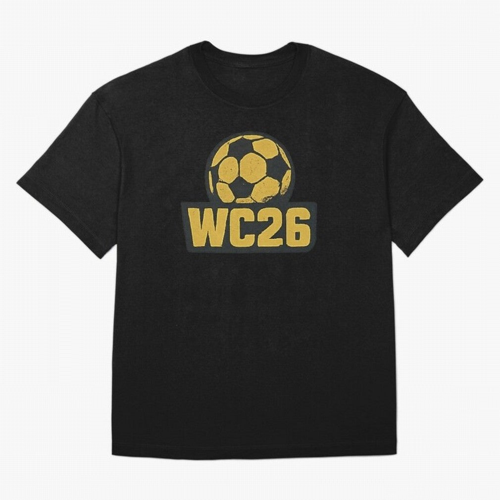WC26 Soccer Ball Vintage Football Fan Design Classic T-Shirt Honor the Football Icons of the FIFA World Cup 2026 USA Canada Mexico Journey through CR7 Highlights, Portugal, Spain and Germany Pride, Football Festival Excitement, Trophy Ambitions,