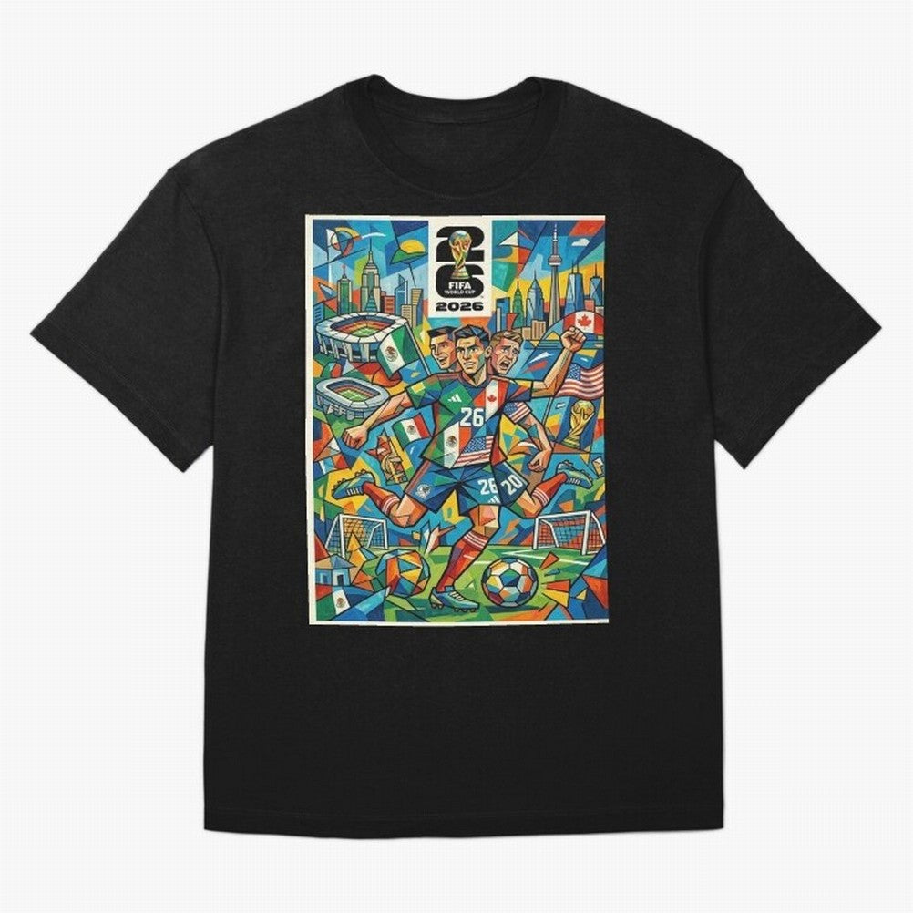 Go World Classic T-Shirt Relive the Noise and Pride of FIFA World Cup 2026 USA Canada Mexico for Fans of Cristiano Ronaldo and Spain, Bringing Championship Spirit, Famous Goals, Roaring Crowds and International Football Unity; Made for Die Hard